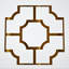 Panneaux de plafond décoratifs en acrylique 66, l 66 7/8 po x H 66 7/8 po x T 1/8 po-497600097-497600098