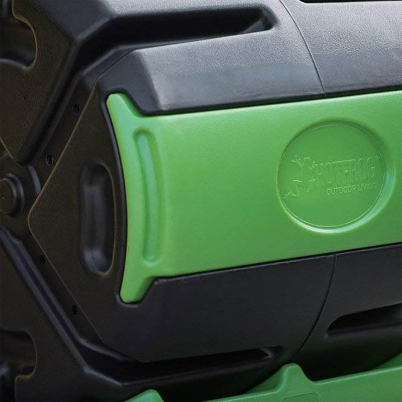 FCMP Outdoor HOTFROG 37 Gallon Chamber Rolling Compost Tumbler Bin