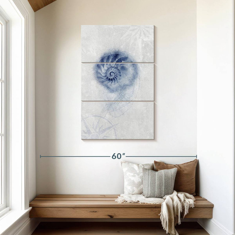 Brampt Ocean Memories I, 45" H x 28" W