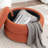 Upholstered Round Storage Ottoman-521645667