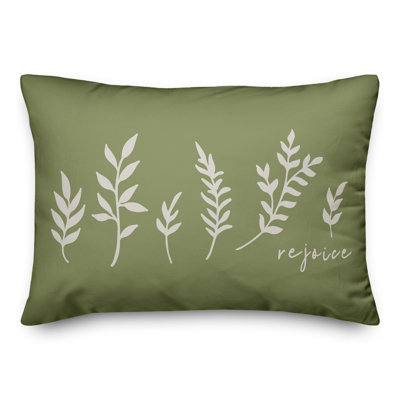  Housse et insert de coussin rectangulaire Rejoice