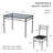 Kitchen Table Chairs Set For 4, 5 Piece Wood Dining Room Table With 4 Chairs, Perfect For Small Spaces, Compact Kitchen, Breakfast Nook, Brown