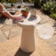 Méridienne d'extérieur avec table d'appoint
