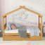 Cadre de lit, lit en bois avec tiroirs de rangement-625420610