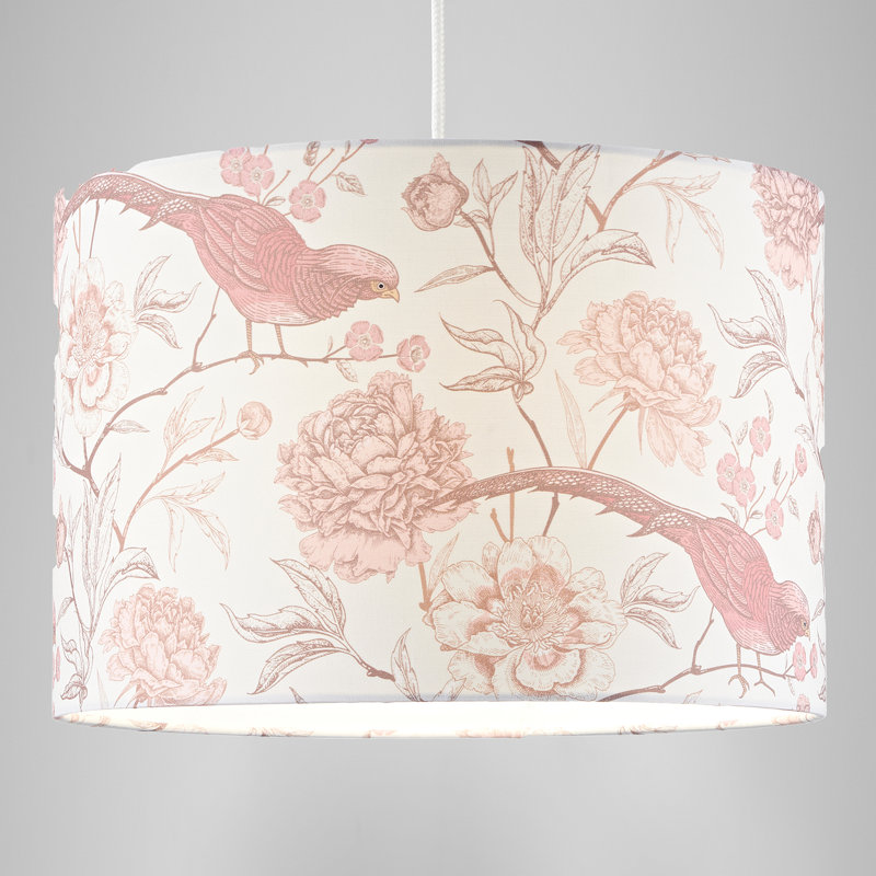 20cm H Cotton Drum Lamp Shade ( Screw On )
