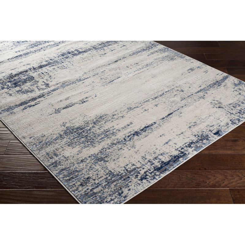 Jemison Abstract Indoor Rug, Rectangle 6'7" x 9'