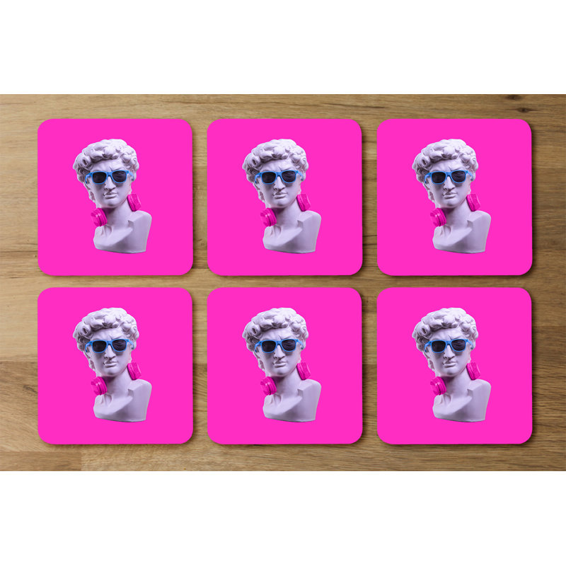 Drostan Square 6 Piece Coaster Set