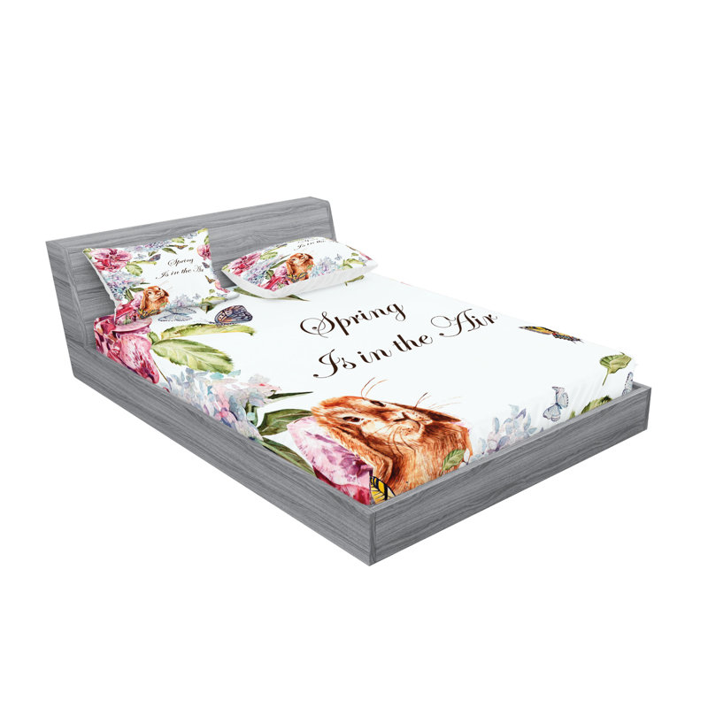 Multicolore ensemble de draps et taies décoratifs Ambesonne, Ensemble de draps pour lit double + 1 drap-housse 