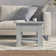 Glass End Table with Storage