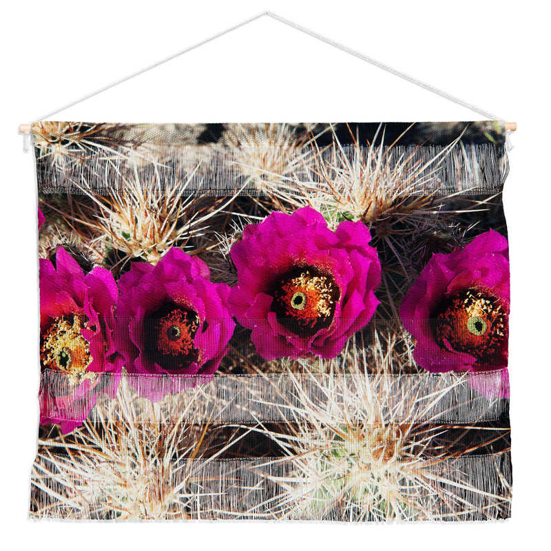 Suspension murale cactus par catherine mcdonald, H 16 po x l 22 po x P 0,13 po