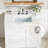 37" Bathroom Vanity With Ceramic Sink & 2 Drawers And 2-Adjustable Shelf