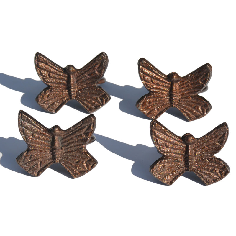Rond de serviette papillon, Cuivre