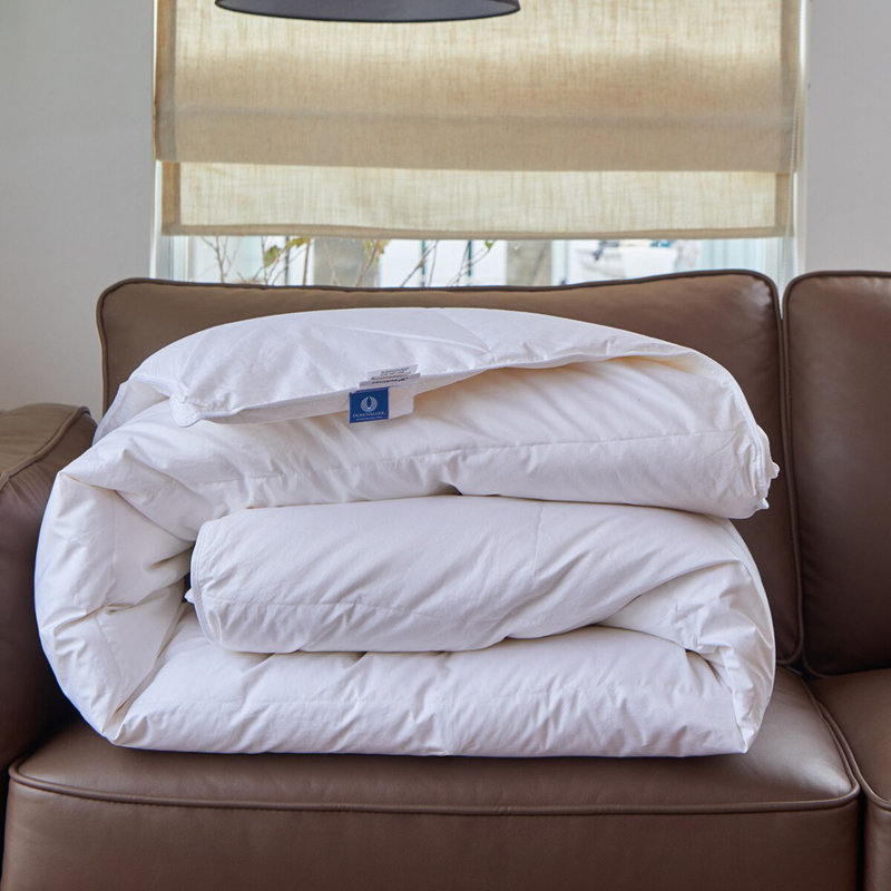 Édredon toutes saisons en mélange de plumes et de duvet de qualité supérieure, Simple