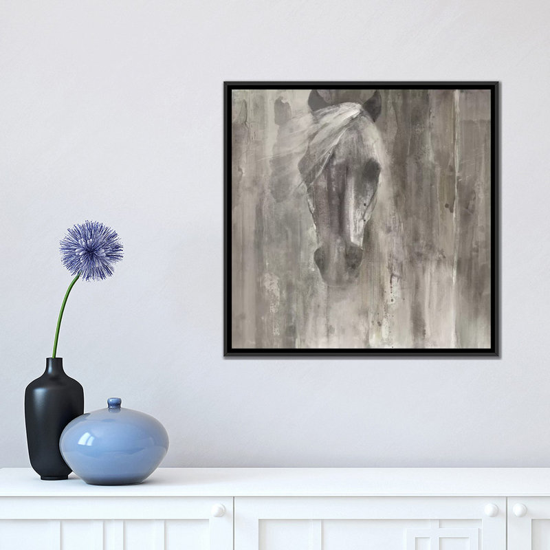 «Shadow Light», reproduction d'art, H 18 po x l 18 po x P 1,5 po, Toile avec cadre noir, Pas de tapis
