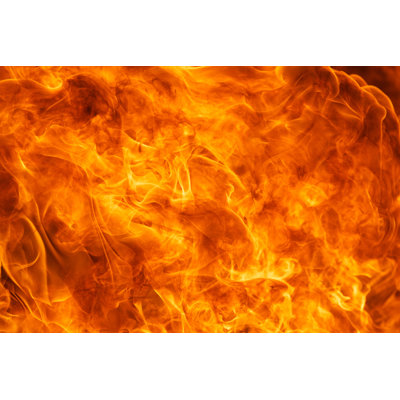 Blaze Background by Flukesamed - Wrapped Canvas Print