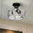Haelan Glass Semi Flush Mount-92389025