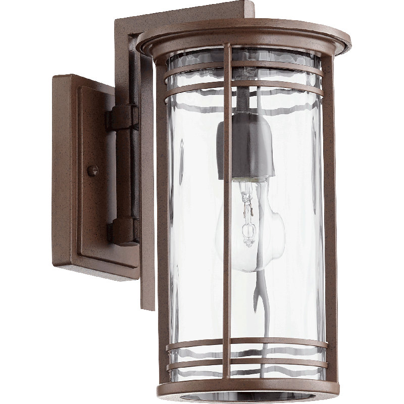 Lanterne murale d'extérieur 1 lumière Oden, H 13,5 po x l 7,25 po