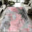 1PC Pink and Grey Watercolor Abstract Tie-dye area rugs for Living Room, Soft and Comfortable, Suitable for all seasons, easy-to-maintain, machine washable Indoor floor mat, Under Table Farmhouse suitable for dining room, bedroom, kitchen, entryway,-129414112
