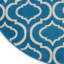 Tapis géométrique bleu / ivoire Kardinya-307564946