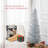 5' Artificial Pencil Silver Christmas Tree