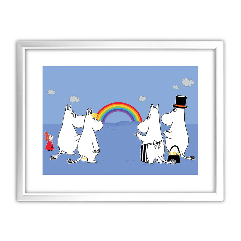 Gardendale Tove Jansson - Single Picture Frame Print, White