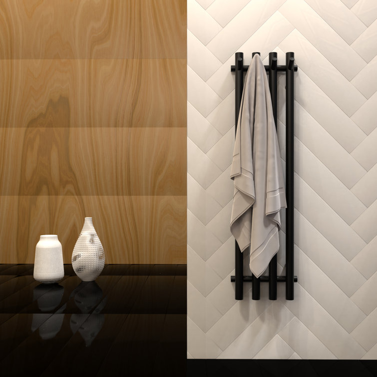 Electric Towel Warmer for Bathroom, Heated Towel Rack With Timer