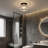 Drum Semi Flush Mount Ceiling Lighting Fixture-2063710805