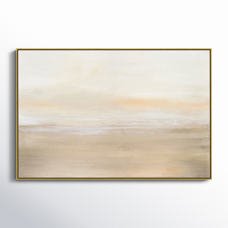 " Morning Calm " Painting Print, Gold Framed, 30" H x 40" W x 2" D