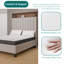 Matelas respirant en mousse viscoélastique gélifiée 6 pouces dans une boîte-1636766569