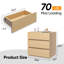 Commode 3 tiroirs 23,6 po-1920386745