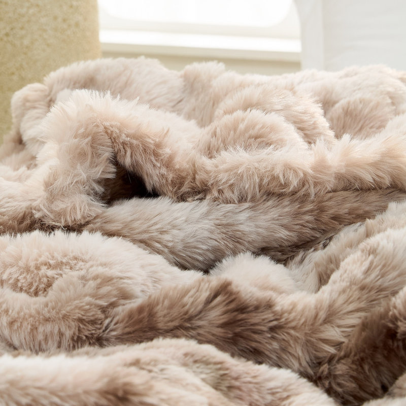 Couverture Snowball Chunky Bunny - Coma, Simple extra long, Désert taupe