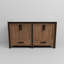 Meuble-lavabo double avec plateau en marbre de culture-515252967