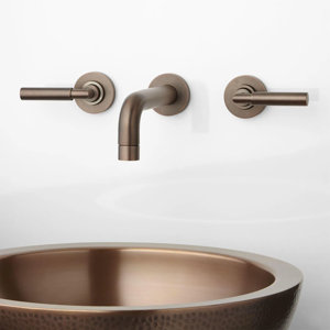 Triton Wall-Mounted Bathroom Faucet with Lever Handles