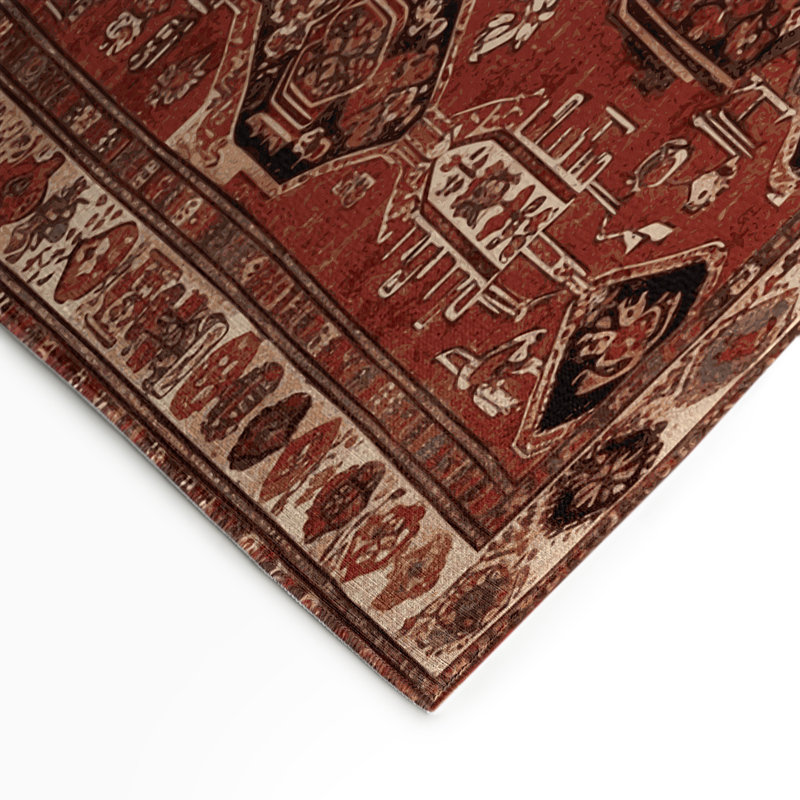 Tapis turc intérieur et extérieur brun, Rectangle 9 pi x 12 pi