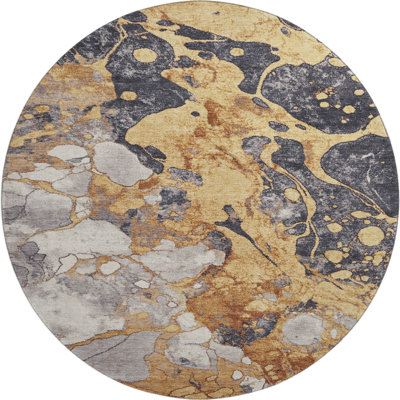 Premium Machine Washable Mayfield AMF1909 Abstract Rug