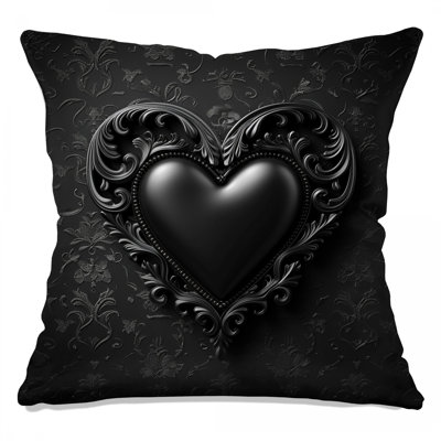 Coussin décoratif cœur, coussins décoratifs double face