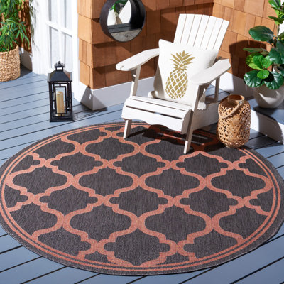 Bermuda Performance Machine Washable Geometric Indoor/Outdoor Area Rug