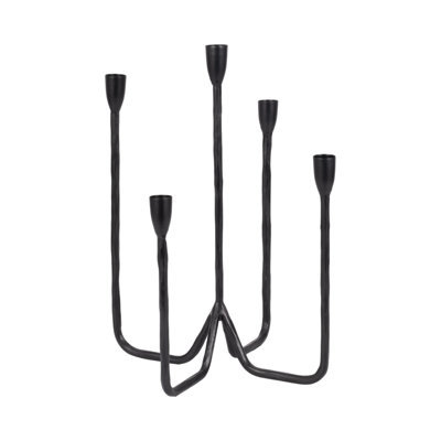 Albright 16'' H Metal Tabletop Candle Holder