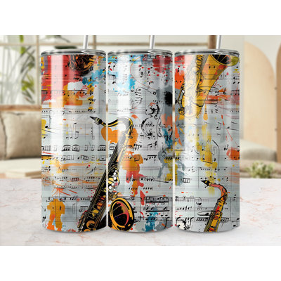 Choose Handmade Tumblers 591 mL Vacuum Insulated Stainless Steel (18/8) Travel Tumbler with Straw