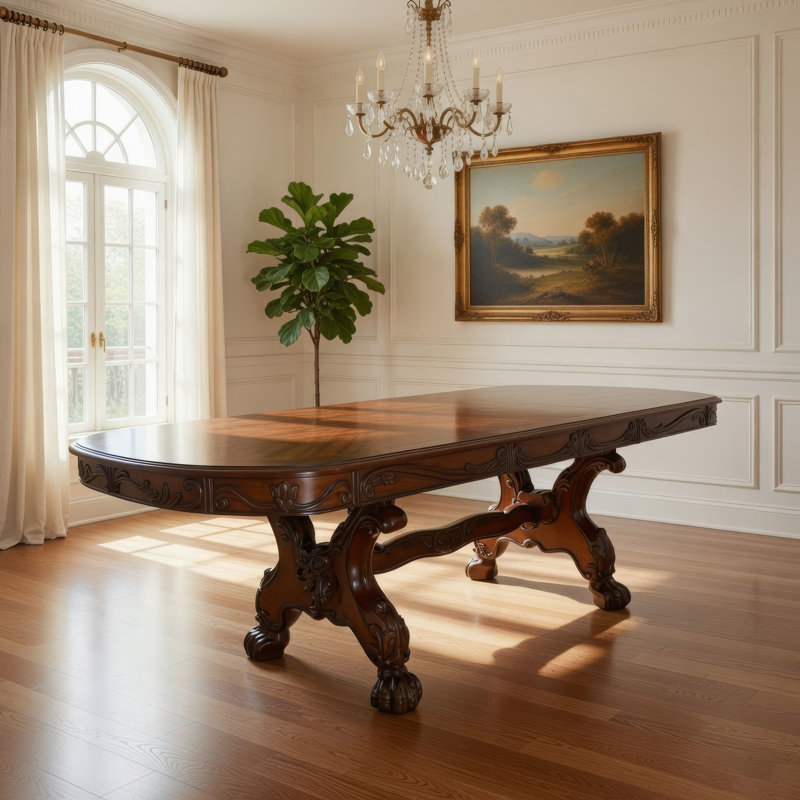 Allbee 46 " Extendable Rectangular Dining Table
