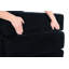 Canapé-lit pliant avec coussins Chenille-1593273647