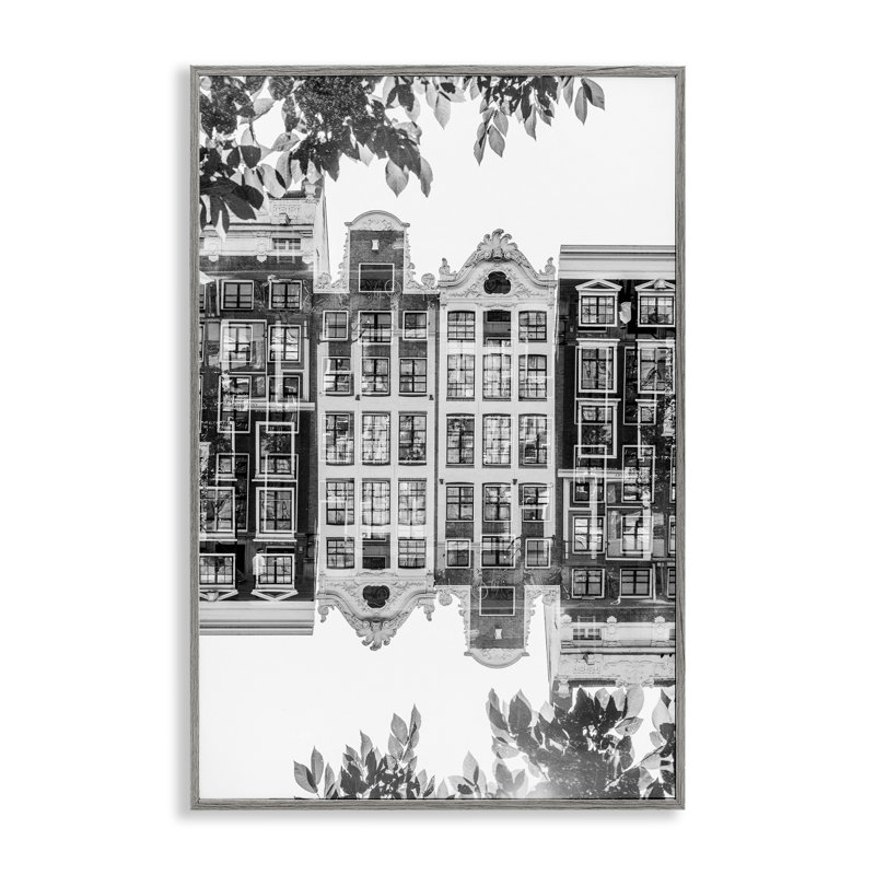 Giclée encadrée, design par Robin Vandenabeele, Estampe numérique Farmhouse, H 30 po x l 20 po