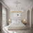 Dhreej 60'' W 20-Light Glass Wagon Wheel Chandelier-1510737618