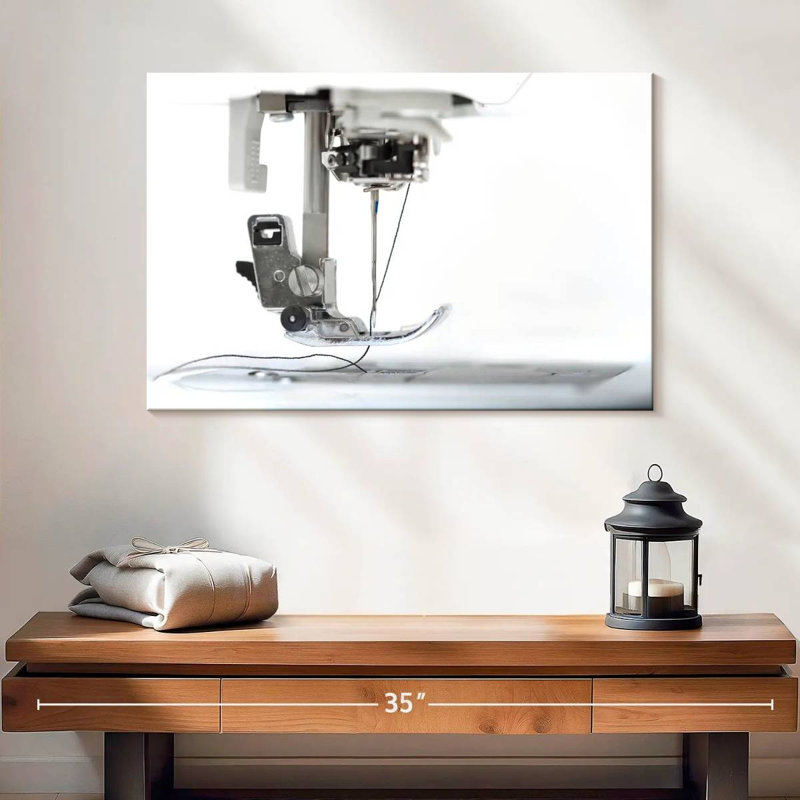 Senne Sewing Machine Close-Up, 16" H x 24" W