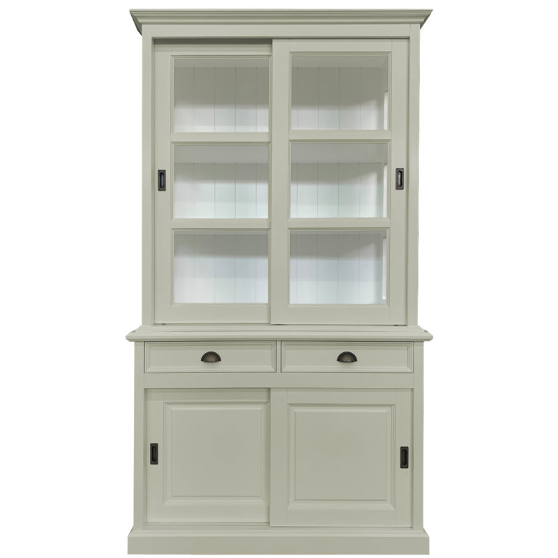 Benjamin-James Display Cabinet, Pebble Grey