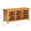 6 Pair Solid Wood Shoe Storage