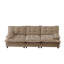 Canapé 107 po 3 places Cloud, canapé modulaire modulaire, canapé moderne à assise profonde pour le salon, coussin de siège confortable en treillis décoré, tissu chenille respirant-129499668