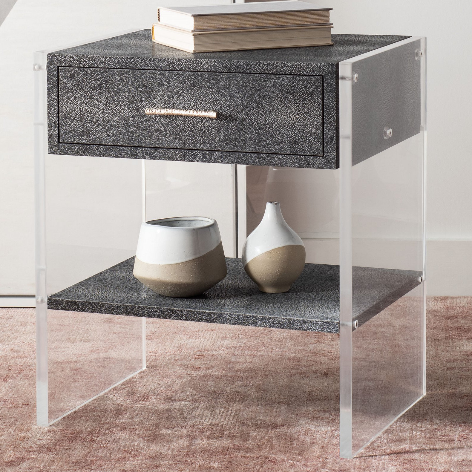 Brayden Studio Amelie 1 Drawer Nightstand Wayfair