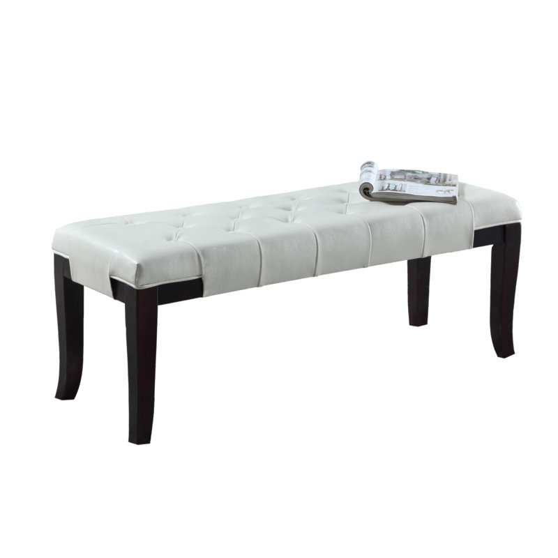 Banc capitonné Linon, similicuir