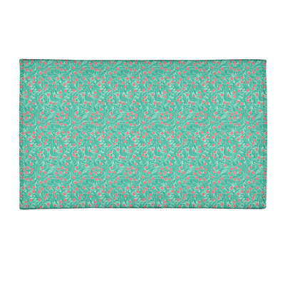 Chenille Floral Indoor Rug